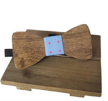 Load image into Gallery viewer, Oak Wooden Bow-tie
