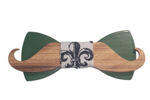 Load image into Gallery viewer, 3D Mustache Wooden Bow-Tie
